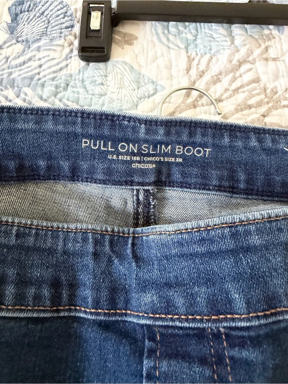 Chico's Medium Blue Flared Jeans